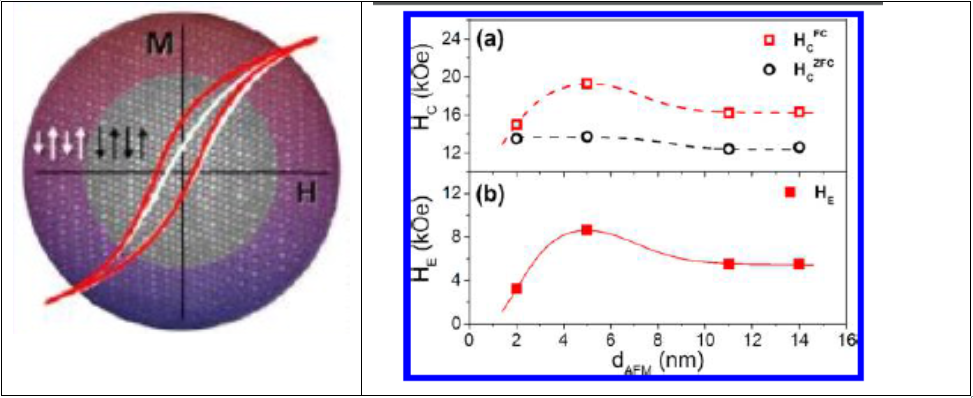 Graph core-shell nanoparticle