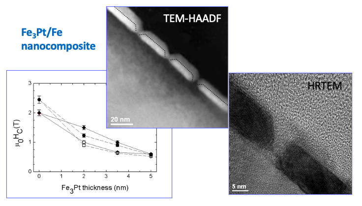 Fe3Pt/Fe microscopy image